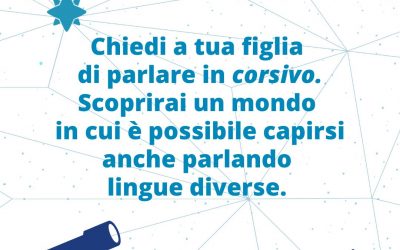 Parliamo in corsivo? #vacanzedagenitori