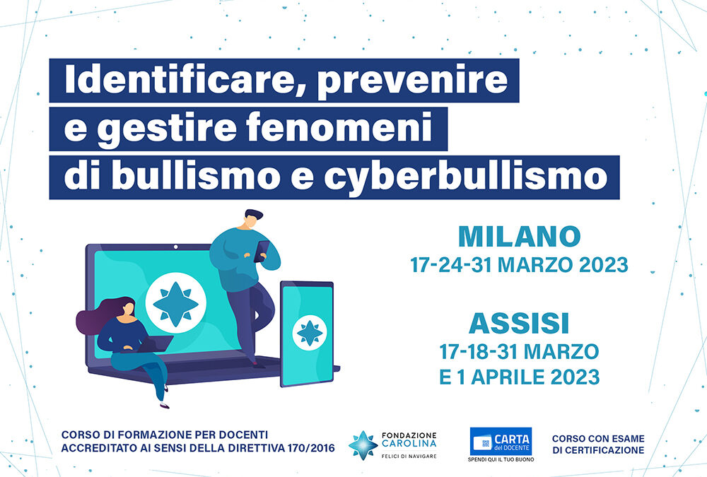 Corso professionale di gestione bullismo e cyberbullismo